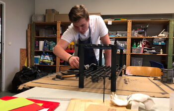 Ob Malern oder Werken: Die individuellen Fähigkeiten der Jugendlichen werden gefördert