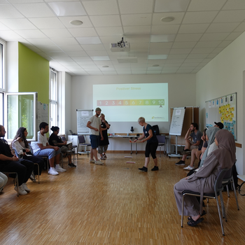 Fachtage berufsbegleitende Ausbildung_Rollenspiel_mit Studierenden