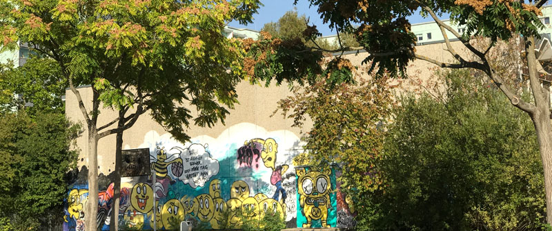 Schulsozialarbeit an der Jean-Piaget-Schule, Sekundarschule, Berlin Marzahn-Hellersdorf, Schulhof